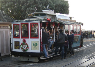 Holiday cable car