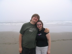 pdx6 and Lyz on beach